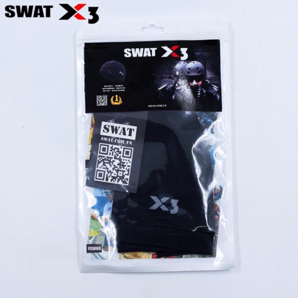 Khăn Phượt Trùm Đầu Swat X3 Cao Cấp, phù hợp đi xe máy, chơi thể thao, câu cá, đi phượt, leo núi, dã ngoại.