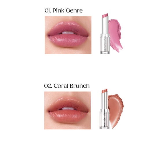 Son dưỡng môi PERIPERA Ink Mood Glowy tươi sáng 4 màu sắc tùy chọn 3g