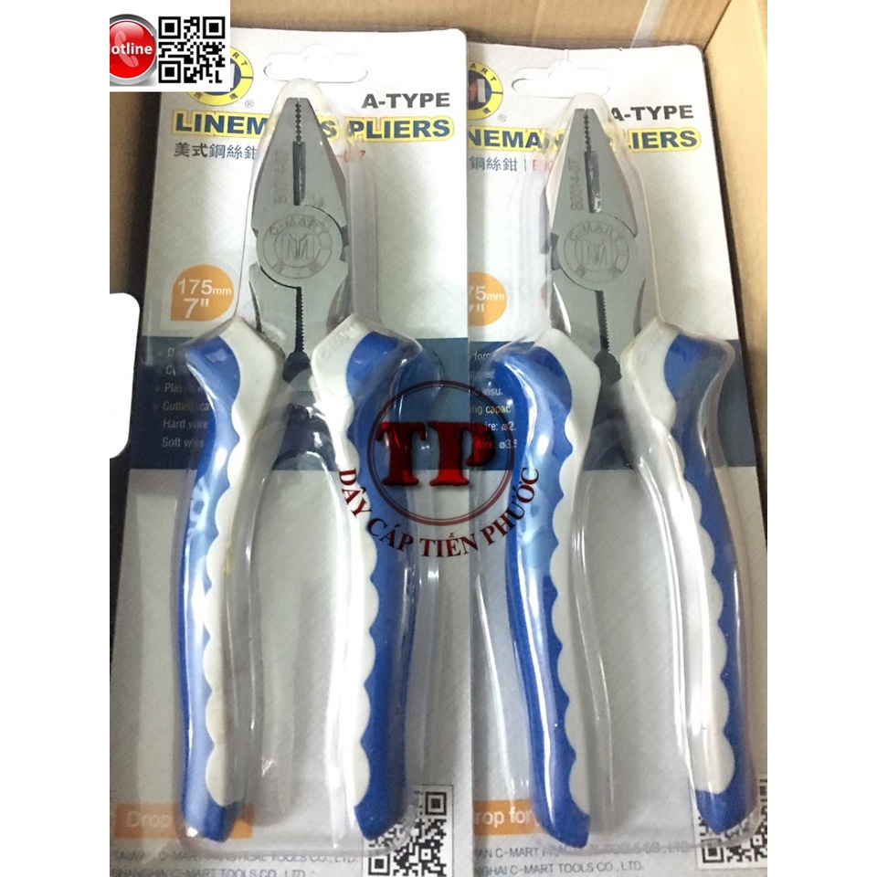 Kìm điện CB0014, kìm cắt CB0016, kìm nhọn CB0015 CMART