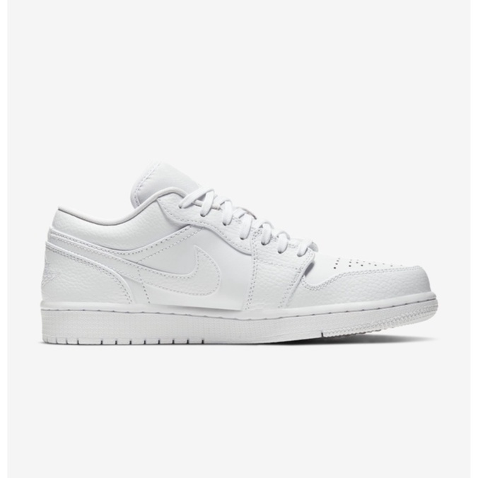 Giày Jordan Low White Cổ Thấp Bản Quản Châu - Giày thể thao Sneakers AIR JORDAN 1 Low Trắng Cao Cấp Full Box Bill