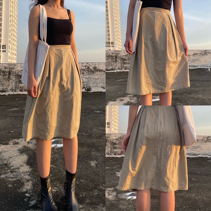 CHÂN VÁY MIDI 2HAND (NHẬT HÀN)