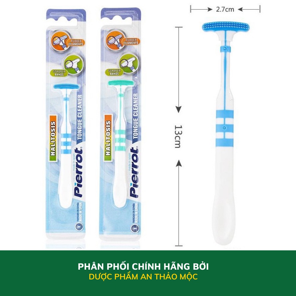 Dụng cụ làm sạch lưỡi Pierrot giúp làm sạch lưỡi vệ sinh mảng bám giảm hôi miệng vi khuẩn cải thiện hơi thở