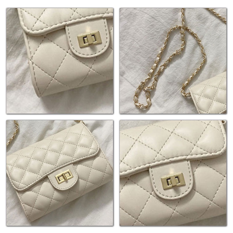 Túi Xách Mini Hình Vuông Phong Cách Hàn Quốc Thời Trang Cho Nữ