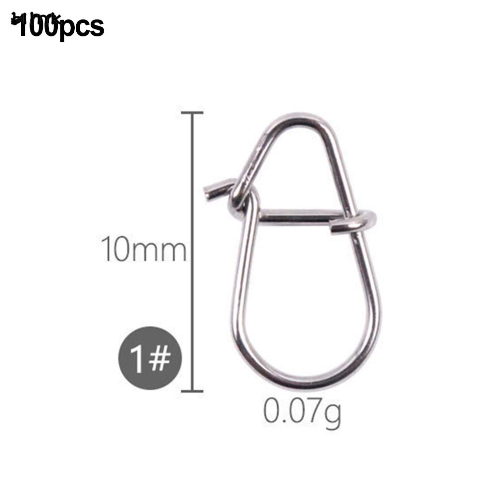 Set 100 Ghim Inox Hình Quả Bầu Chuyên Dụng Cho Câu Cá
