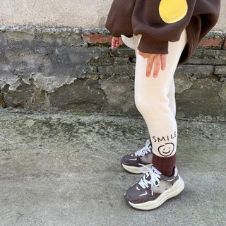 Quần Legging Phối Lông Ấm Áp Thời Trang Cho Bé