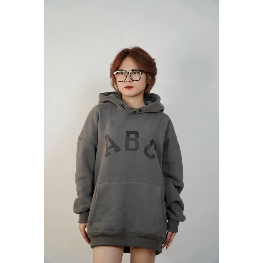Áo khoác hoodie nỉ bông ABC Siêu Đẹp Siêu ấm, form rộng chất liệu Dày Dặn Phong Cách Thời Trang Trẻ 2022!