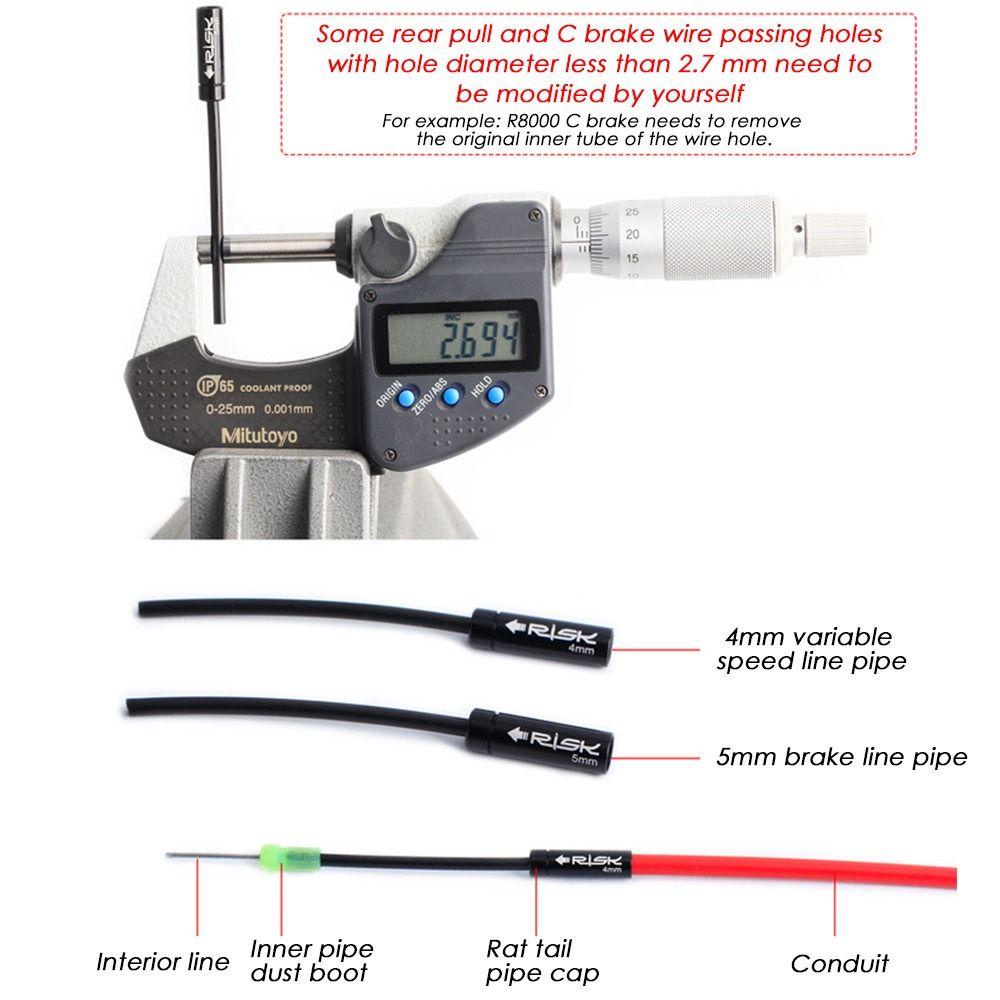 Vỏ Bọc Dây Cáp Xe Đạp Chống Bụi SHOUKEY