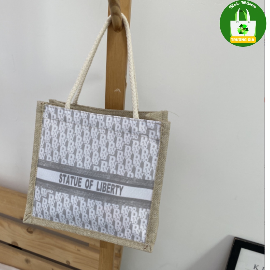 Túi cói mini dễ thương cute cá tính phong cách Vintage thời trang Trương Gia 04 bảo vệ môi trường