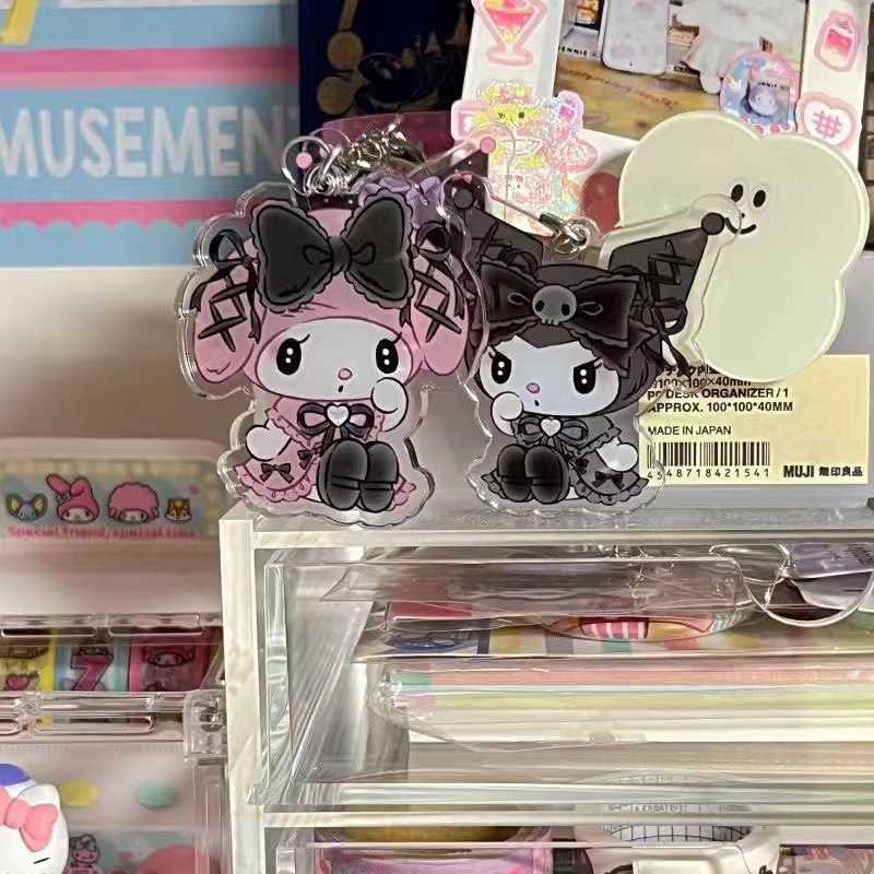 ✨✨Móc Khóa Acrylic Hình Hello Kitty Cơ Bắp Kuromi Pie Dastar