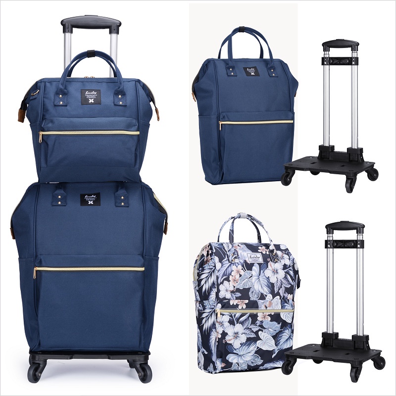Ba Lô Kéo Đôi 67cm Có Bánh Xe Đẩy Chịu Tải 20KG Có Thể Tháo Rời Thông Dụng Cho Mẹ Và Bé Du Lịch Du Lịch