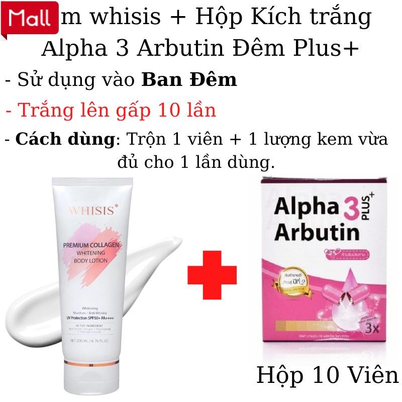 WHISIS - WHISIS 200ml Kem Dưỡng Thể Trắng Da WHISIS Chống Nắng _Shopee Mall