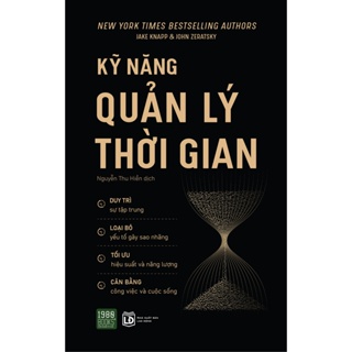 Sách - Kỹ Năng Quản Lý Thời Gian