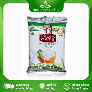 Gạo Basmati India Gate Dubar ngăn ngừa tiểu đường - 5kg/túi - Nhập khẩu Ấn Độ chính hãng