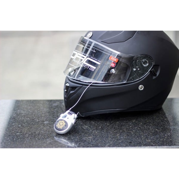 Khóa dây cáp mũ bảo hiểm- khóa mũ bảo hiểm chống trộm