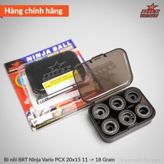 BI NỒI TUỲ CHỈNH TRỌNG LƯỢNG BRT NINJA BALL cho Vario/AirBlade/NVX/Nouvo//Luvias/PCX/SH/Hayate/Vespa