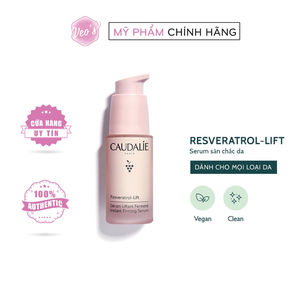 Tinh chất Caudalie giúp săn chắc da cải thiện tếp thăn Resveratrol-Lift Instant Firming Serum 30ml
