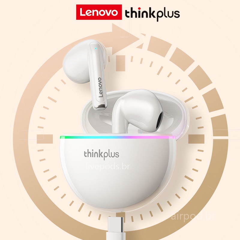 Tai Nghe Bluetooth 5.2 Không Dây TWS Có Đèn LED Và Micro Chất Lượng Cao Cho Lenovo XT97