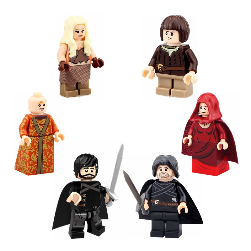Đồ Chơi Mô Hình Nhân Vật Trong Phim Dragon Jon Snow Arya Daenerys Cersei DIY