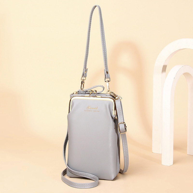 Túi Đeo Chéo Màu Trơn Phong Cách Hàn Quốc Thời Trang Cho Nữ