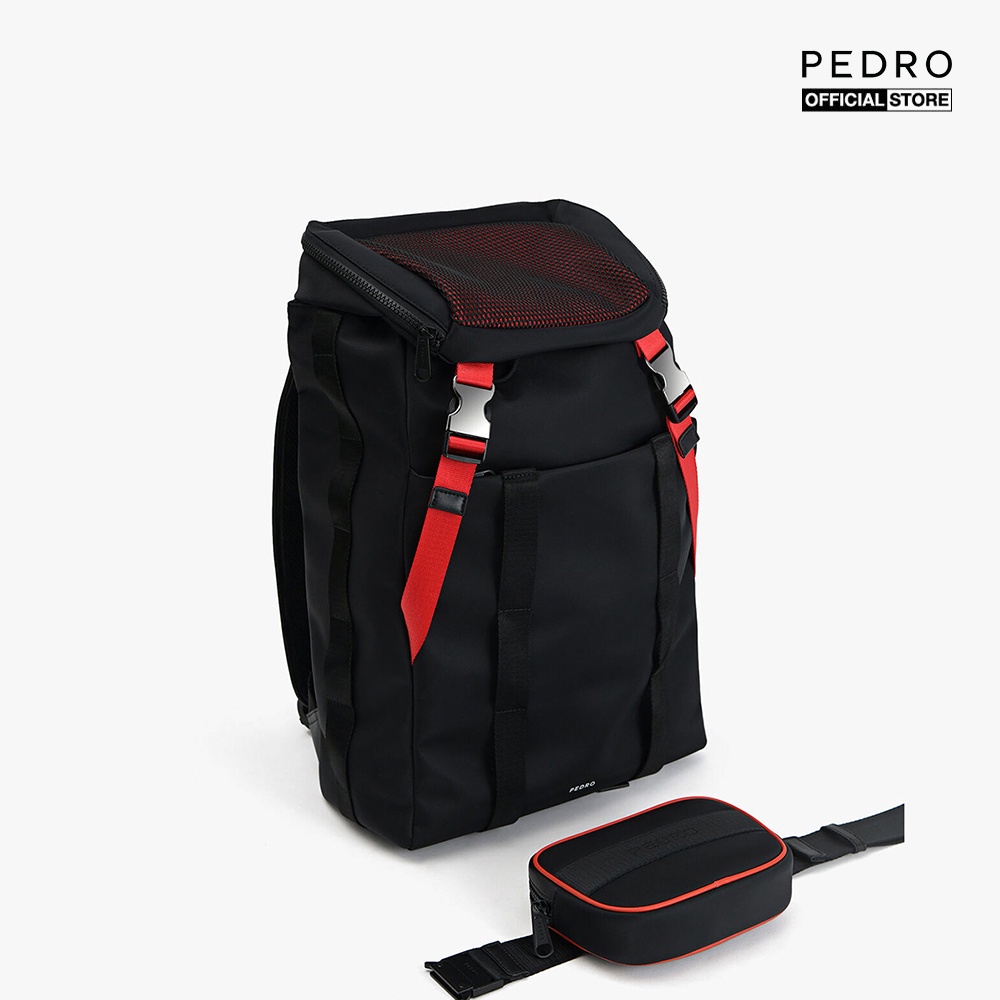 PEDRO - Balo nam chữ nhật Nylon PM2-25210181-79 Black