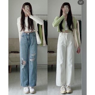 Áo len thừng cổ tròn nữ dáng Croptop