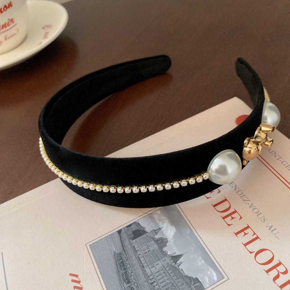 Băng Đô Cài Tóc VANES1 Phong Cách Retro Thời Trang Mùa Thu Cho Nữ