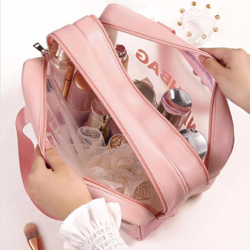 Túi Đựng Đồ Trang Điểm Chống Nước Sức Chứa Lớn Tiện Dụng Cho Nữ