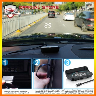 Hud m8 - thiết bị hiển thị tốc độ qua cổng obd2 overspeed cảnh báo tốc độ tự động