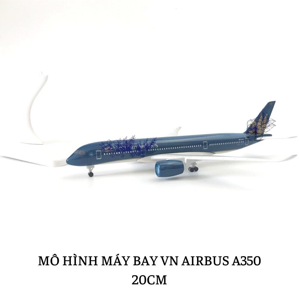 Mô Hình Máy Bay Airbus VN A350 20cm Chuẩn Loại 1 Bằng Kim Loại