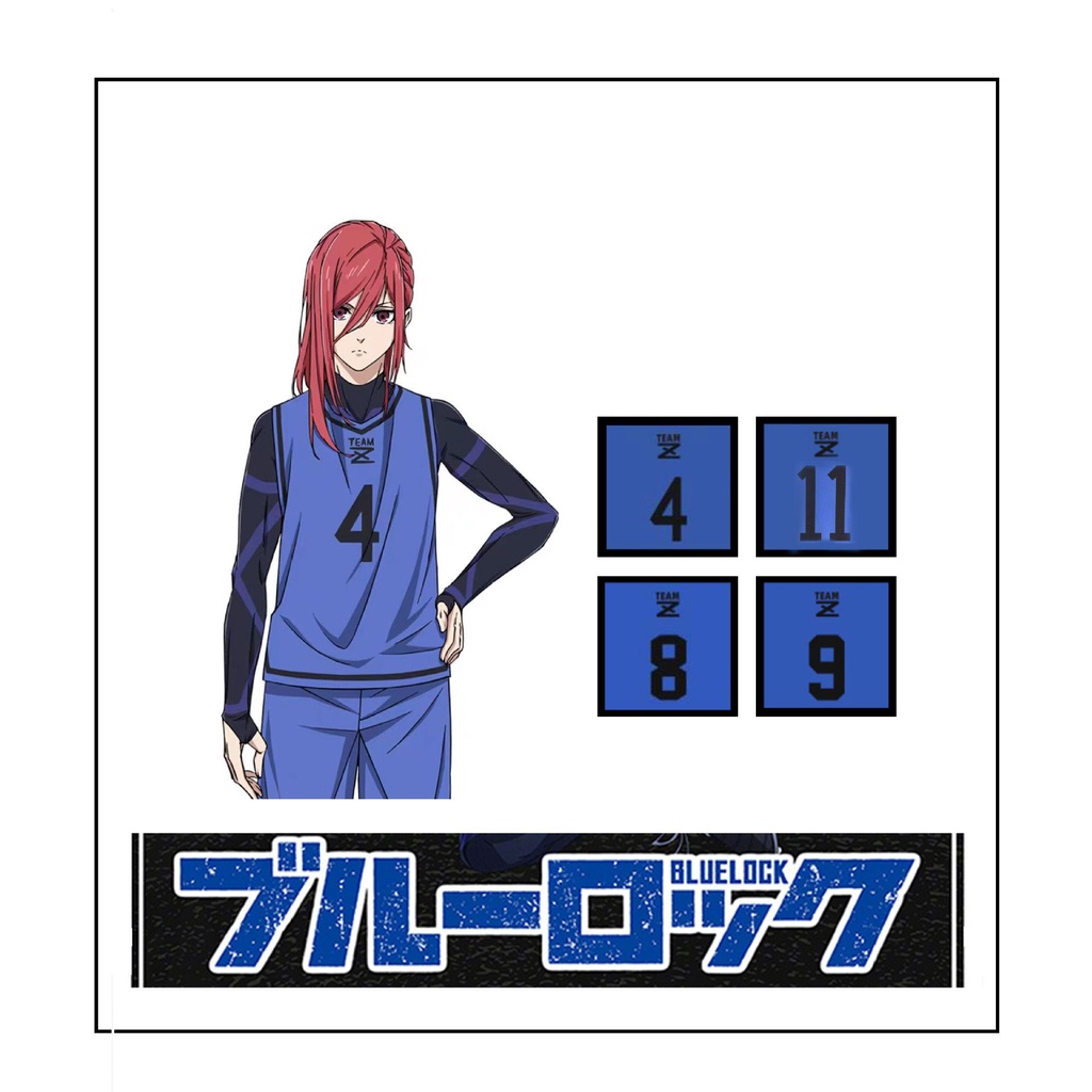 Trang phục hóa trang nhân vật anime Blue Lock Isagi Yoichi Bachira Meguru Kunigami Rensuke Chigiri Hyouma