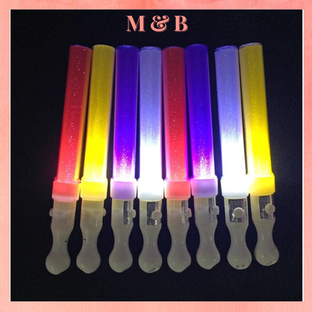 Đèn LED 15 màu lightstick glow, que phát sáng thanh dạng chong chóng dạ quang phát sáng nhiều màu sắc