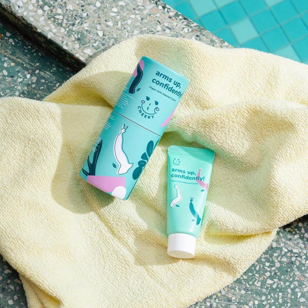 Kem ngăn mùi vùng da dưới cánh tay thuần chay Cheeky  Arms Up