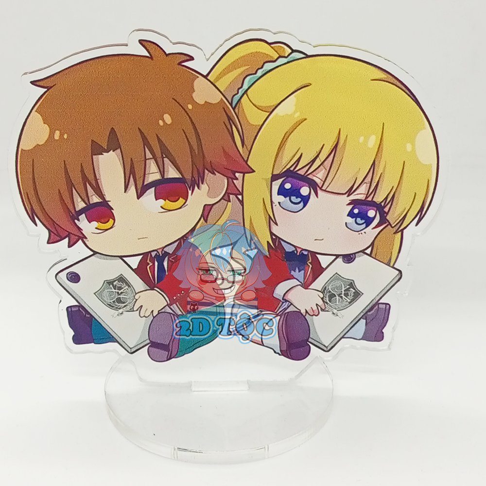 Mô hình Standee Chibi nhân vật Anime Chào mừng đến lớp học đề cao thực lực – Tượng Mica Anime by 2D Tộc Shop