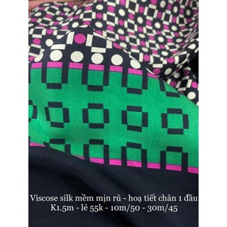 [Vaihoa2015] Vải Viscose Lụa Silk - Mềm mịn Rủ Mát