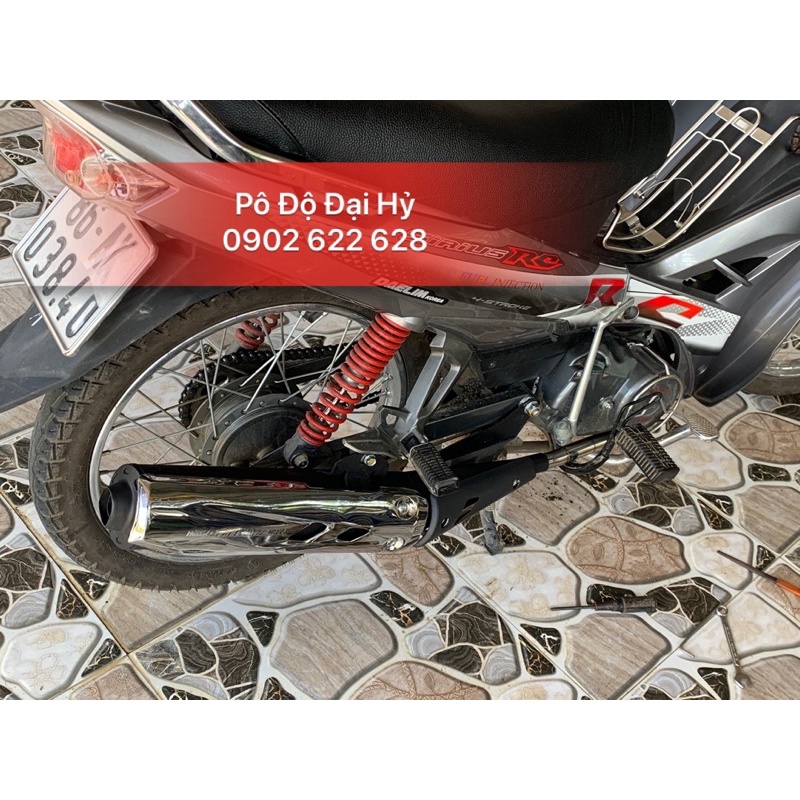 Pô Exciter 2010 êm và móc gắn EX135 4S-135 5S-wave-sirius