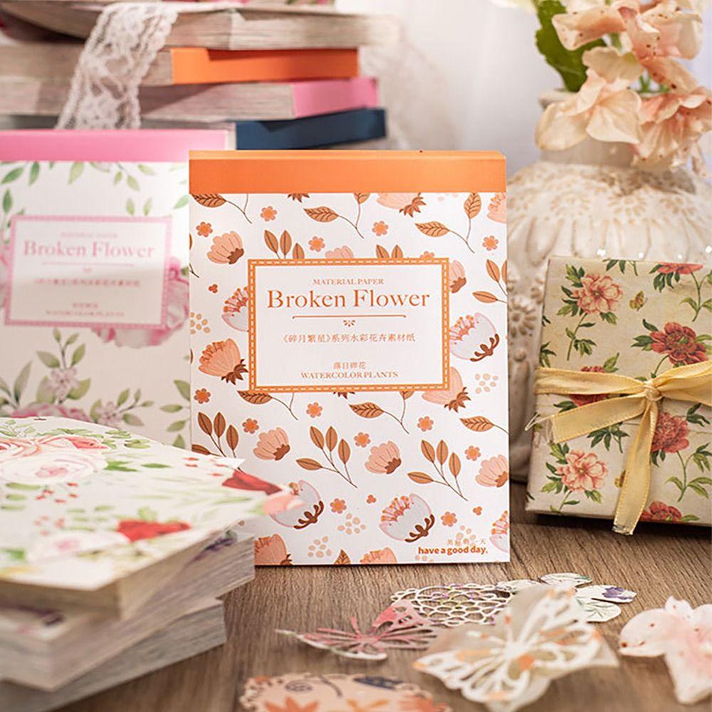 PINEVN Set 100 Tờ Nhãn Dán Trang Trí Điện Thoại / Nhật Ký Phong Cách Vintage