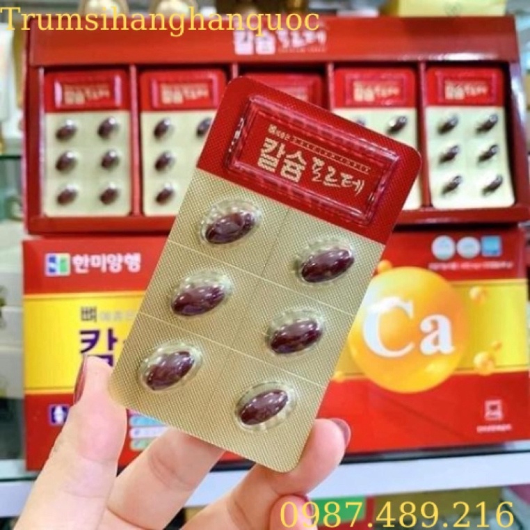 Viên Canxi Hanmi Hàn Quốc, Hộp đỏ 120 viên [ Hàng Mới Về ]