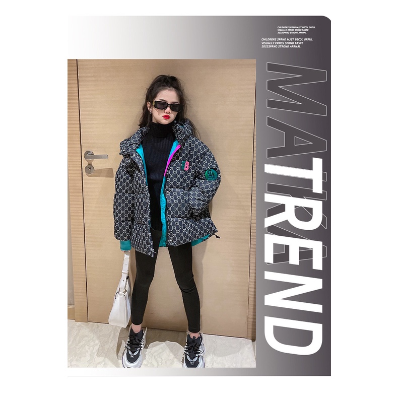 Áo phao chống rét đại hàn trẻ em mùa đông 2023,Áo khoác phao cho bé gái 8-16 tuổi chất dày hàng cao cấp ABCKIDVIETNAM