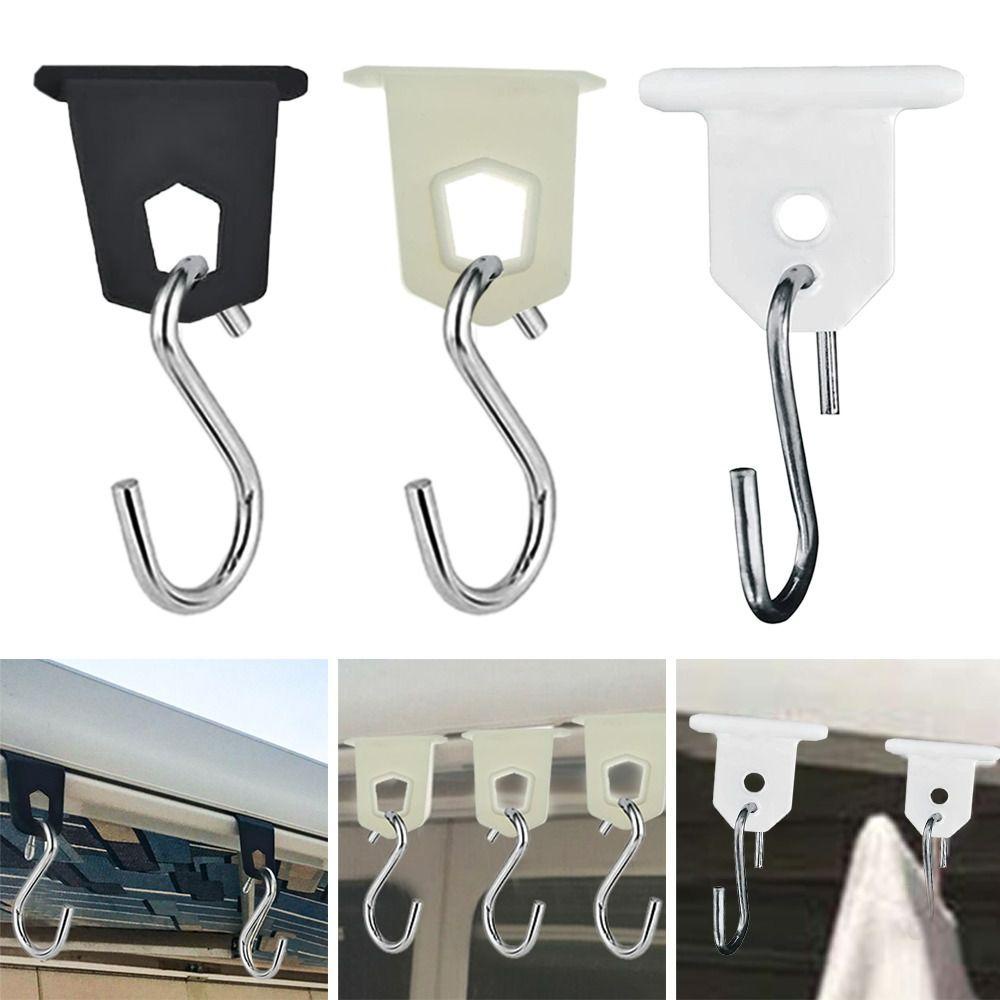 Set 1 10 Móc Treo Đồ Gắn Tấm Che Nắng Cho Xe RV