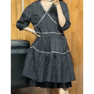 Đầm babydoll chấm bi | Đ17