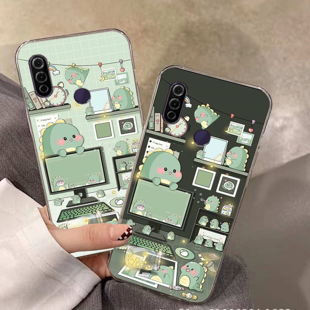 Ốp lưng điện thoại vsmart Joy 3 / vsmart Joy3 plus / vsmart joy 3+ khủng long dino happy