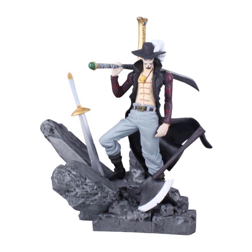 Mô hình One Piece MiHawh mắt diều hâu cao 16cm No Box Đảo Hải Tặc