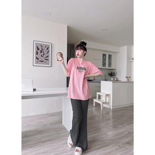 ⛅️ SET BỘ COTTON 100% SIÊU XINH QUẦN LOE HACK DÁNG Ạ