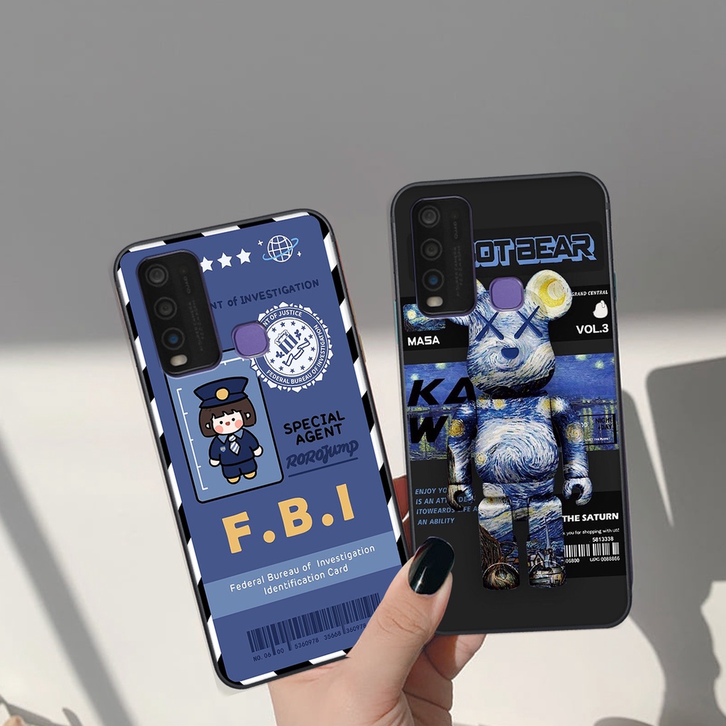 Ốp lưng Vivo Y30 / Y50 in hình Gấu Be@rick - sang sịn , RẺ - BỀN - ĐẸP