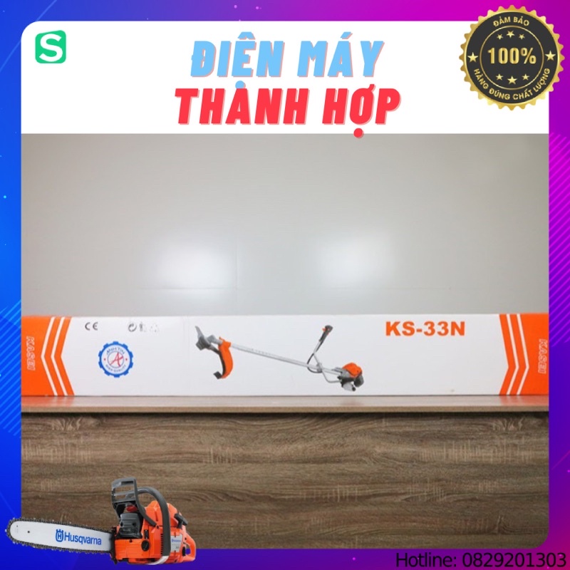 [Áp mã giảm thêm 50k] Máy cắt cỏ KASEI KS-33N 0.9KW (Nòng 36) – Hàng Cao Cêm