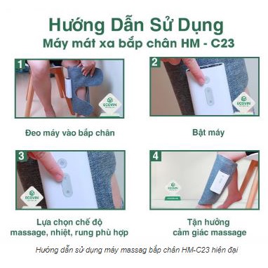 Máy Massage Chân, Máy Massa Bắp Chân HMC23