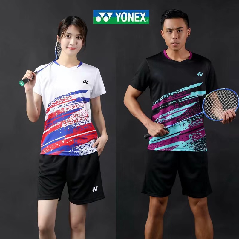 Áo Thun Tay Ngắn Cổ Tròn Yonex Nhanh Khô Thời Trang Mùa Hè Cho Nam Và Nữ 1816