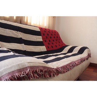 Thảm Decor Retro Vinatge Cờ Mỹ 2 mặt 1m3 x 1m8