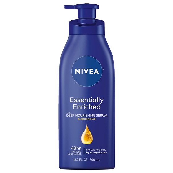 Sữa dưỡng thể dưỡng ẩm toàn thân chuyên sâu cho da khô NIVEA Essentially Enriched Body Lotion,Dry to Very Dry Skin USA.