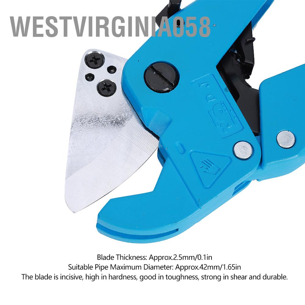 Westvirginia058 Kéo cắt ống đa chức năng cho PVC PE Dụng cụ cao su 42mm